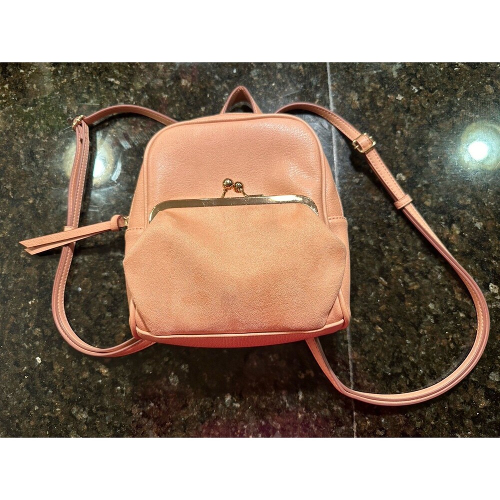 lauren Conrad pink mini backpack purse